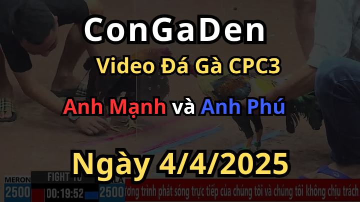 Gà Xanh từ chối tử thần lật kèo quá đỉnh CPC3 4/4/2025